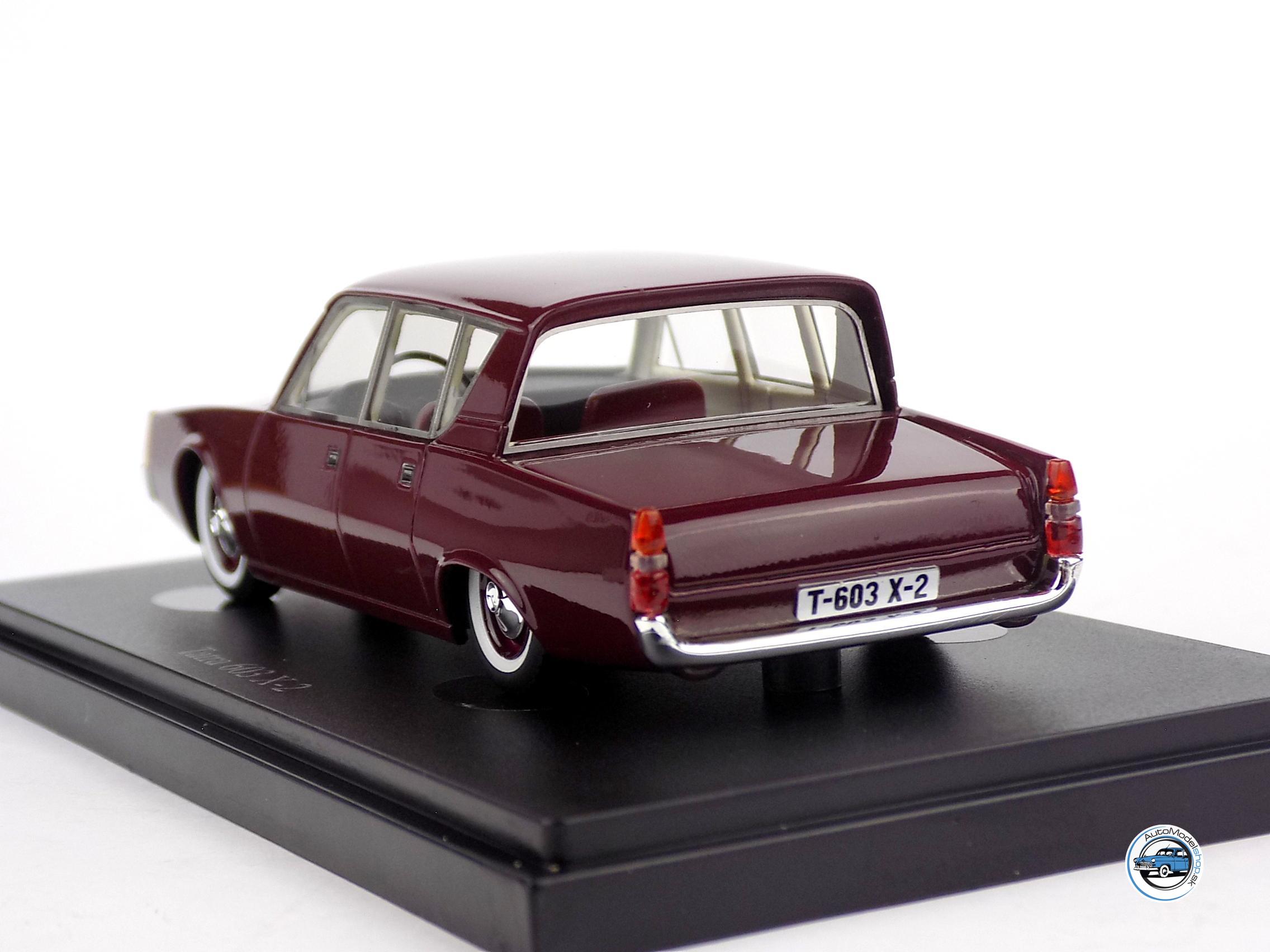 TATRA 603 X/2 ČESKOSLOVENSKO 1966 + USB KATALÓG KNIHA ROKA 2024 – 1:43 AUTOCULT – Obrázok 4
