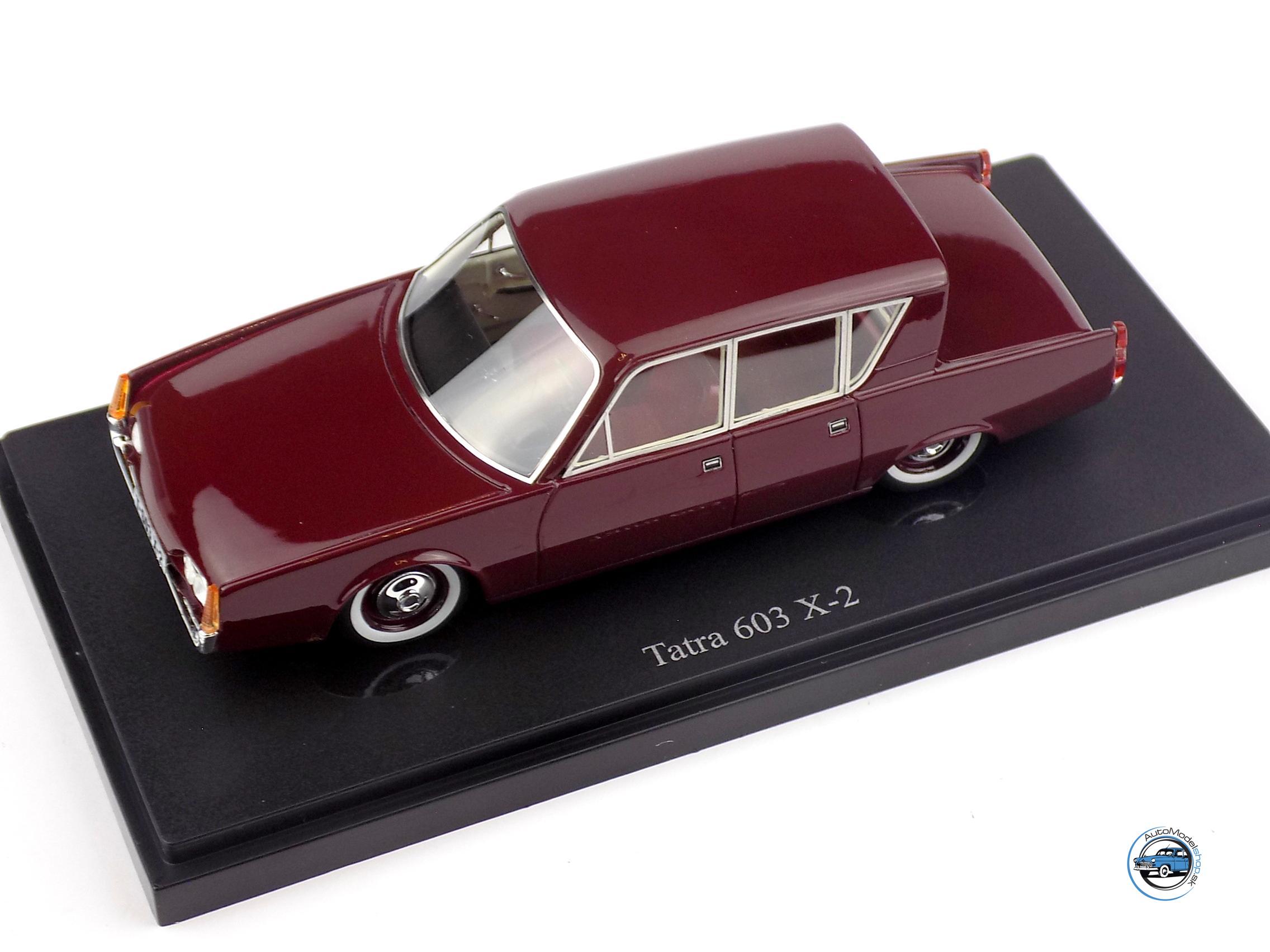 TATRA 603 X/2 ČESKOSLOVENSKO 1966 + USB KATALÓG KNIHA ROKA 2024 – 1:43 AUTOCULT – Obrázok 2