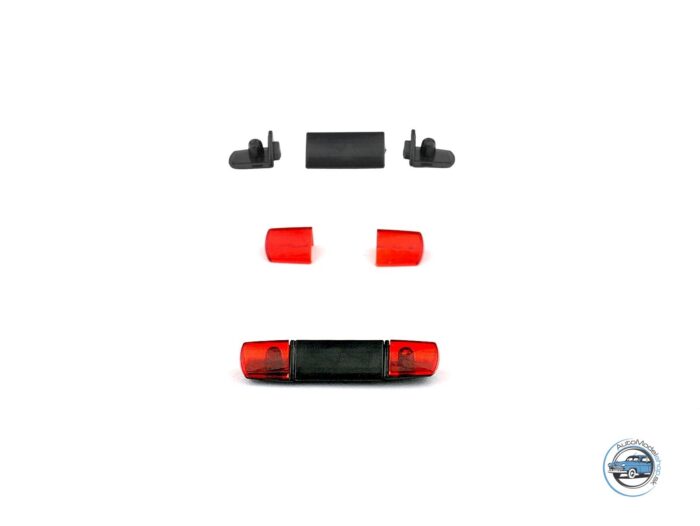 MAJÁK HELLA LIGHT– čierno-červený – 1:43 CAL