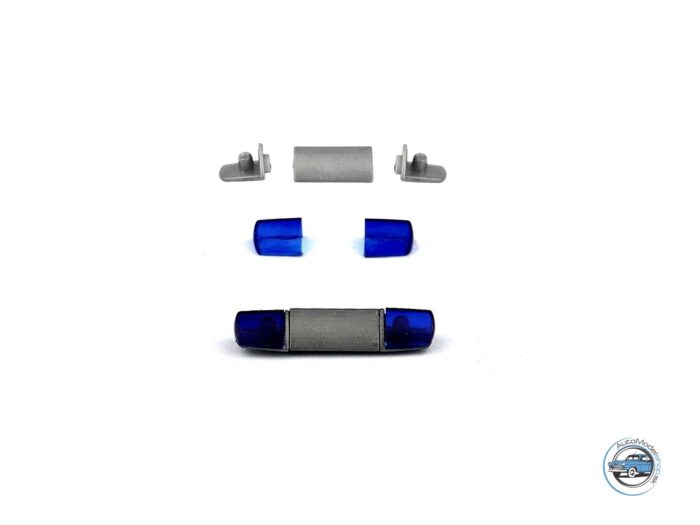 MAJÁK HELLA LIGHT– strieborno-modrý – 1:43 CAL