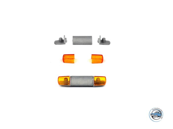 MAJÁK HELLA LIGHT– strieborno-oranžový – 1:43 CAL