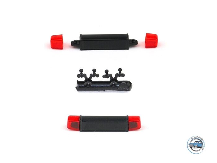 MAJÁK HELLA LIGHT-OLD – čierno-červený – 1:43 CAL