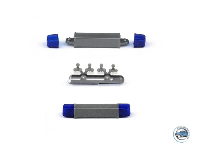 MAJÁK HELLA LIGHT-OLD – strieborno-modrý – 1:43 CAL