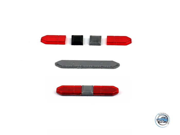 MAJÁK LEGION JULUEN so sirénou -červený – 1:43 CAL