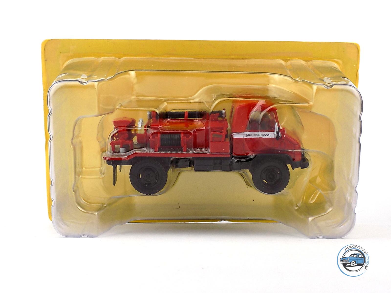 MERCEDES UNIMOG 404 LESNÝ ŠPECIAL HASIČI TALIANSKO 1960 - 1:43 DeA – Obrázok 4