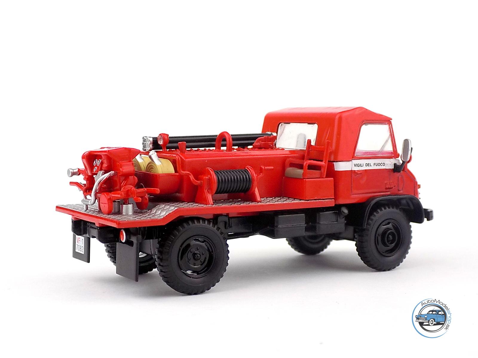 MERCEDES UNIMOG 404 LESNÝ ŠPECIAL HASIČI TALIANSKO 1960 - 1:43 DeA – Obrázok 2
