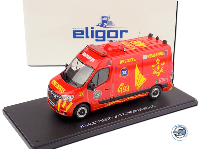 RENAULT MASTER HASIČI - ZÁCHRANARI  BRAZILIA  2019 - 1:43 ELIGOR