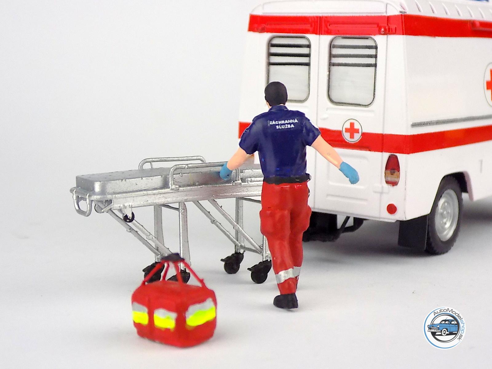 Figúrka záchranára s nosidlami 1:43 – Obrázok 2