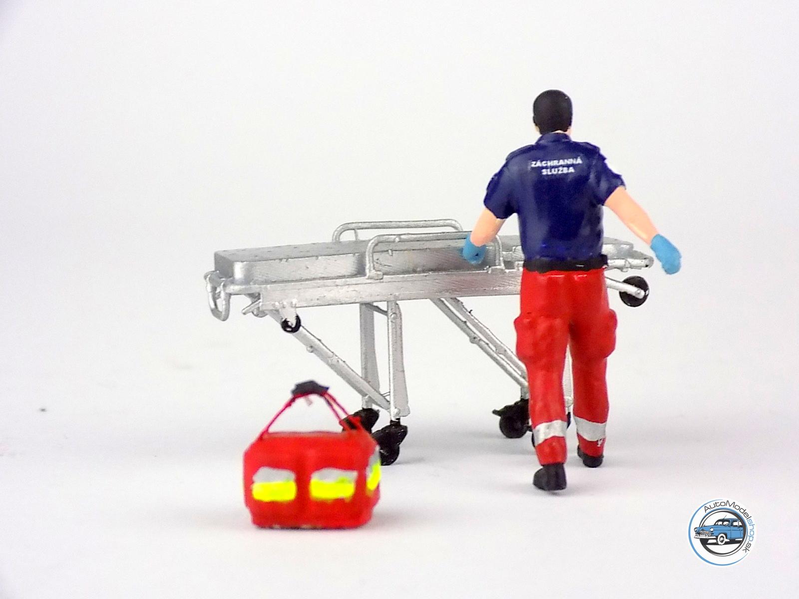Figúrka záchranára s nosidlami 1:43 – Obrázok 3