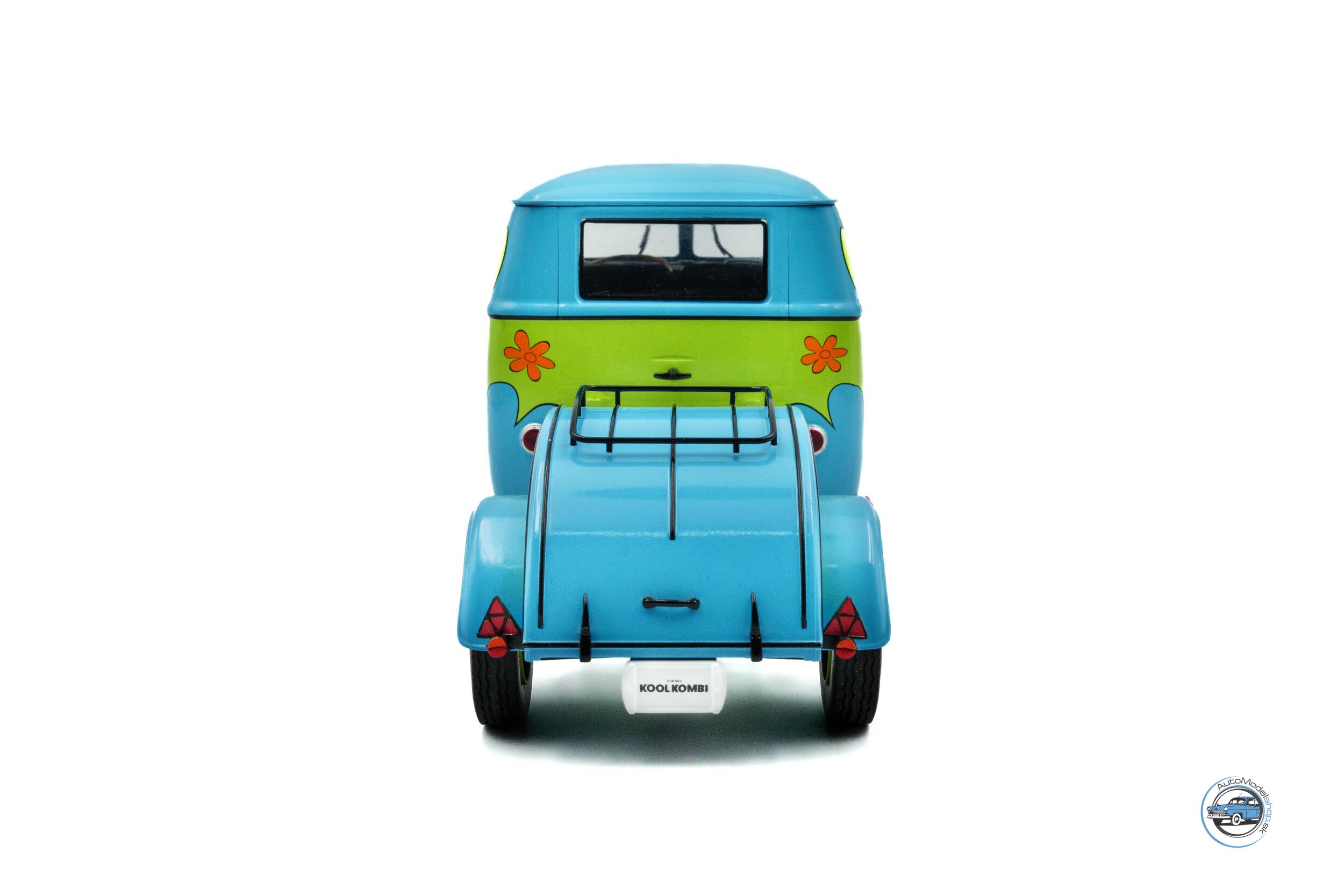 VOLKSWAGEN - T1 VAN KOOL "GHOSTHUNTERS" S PRÍVESOM 1950 - 1:18 SOLIDO – Obrázok 3