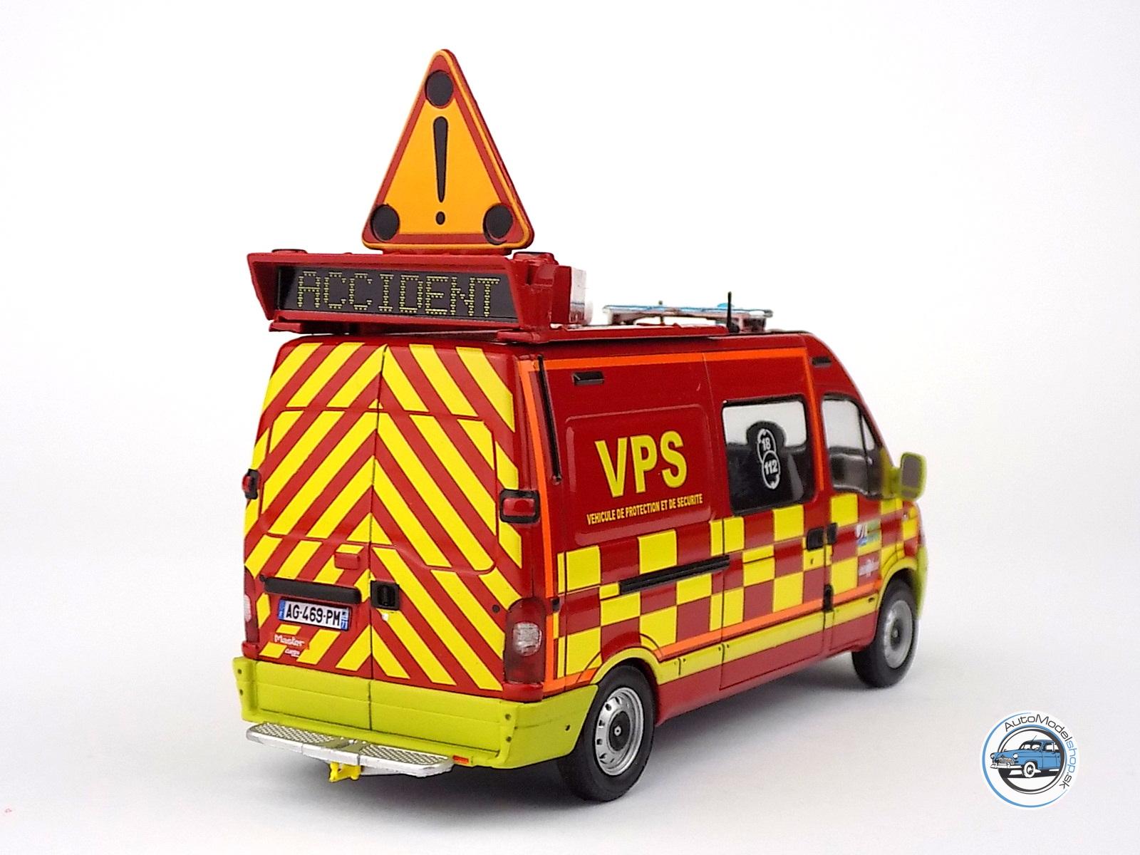 RENAULT MASTER - ASISTENTČNÉ VOZIDLO PRI DOPRAVNÝCH NEHODÁCH - HASIČI 2003 - 1:43 DeA – Obrázok 2