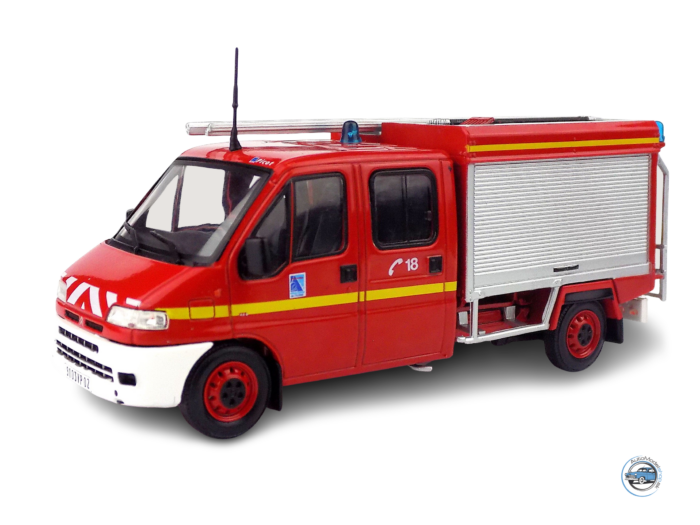 CITROEN JUMPER HASIČI NÚDZOVÉHO CENTRA DE L'AISNE 2002 - 1:43 DeA