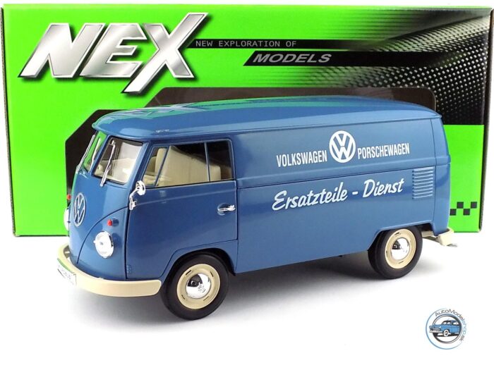 VOLKSWAGEN T1 VAN PORSCHEWAGEN 1963 - 1:18 WELLY
