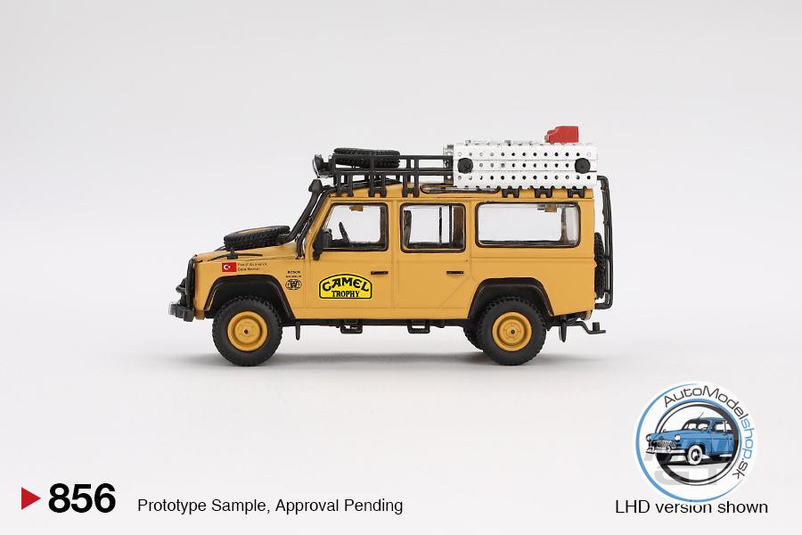 Land Rover Defender 110 1989 Camel Trophy Amazon Team Turkey Exclusive 1:64 MiniGT – Obrázok 2