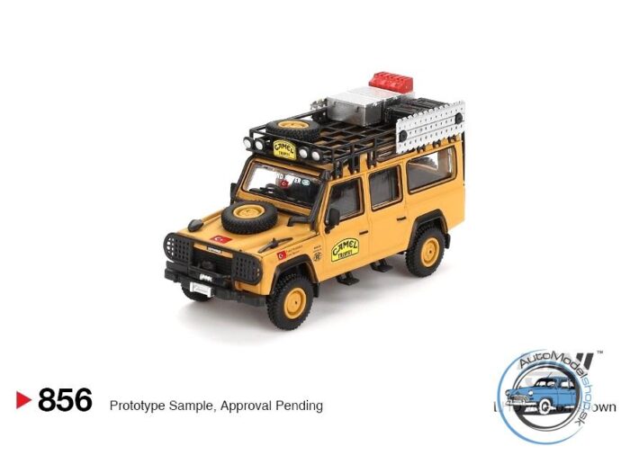 Land Rover Defender 110 1989 Camel Trophy Amazon Team Turkey  Exclusive 1:64 MiniGT