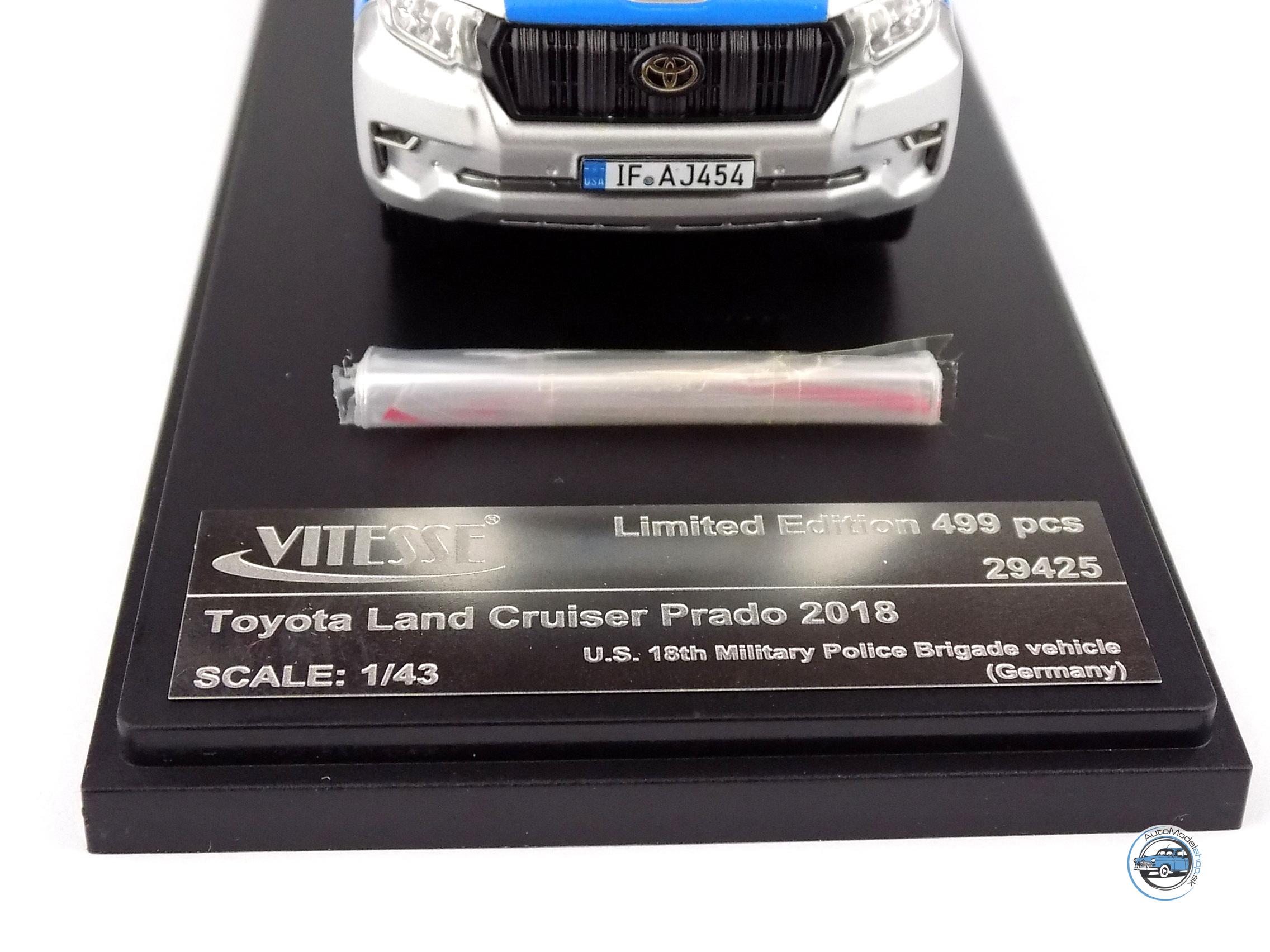 TOYOTA LAND CRUISER PRADO 2018 Vojenská polícia Nemecko - 1:43 Vitesse – Obrázok 4
