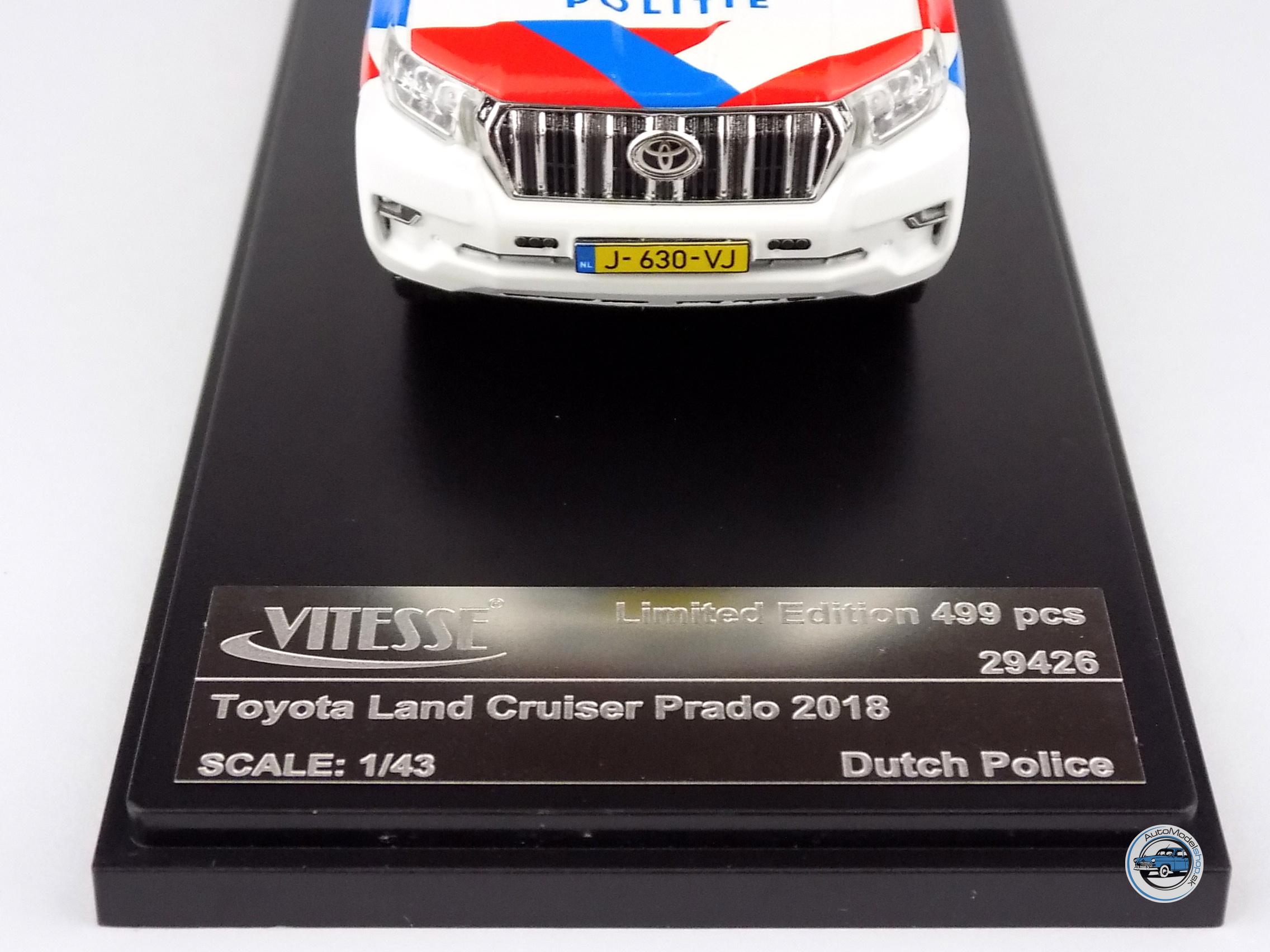 TOYOTA LAND CRUISER PRADO 2018 Polícia Holandsko- 1:43 Vitesse – Obrázok 5