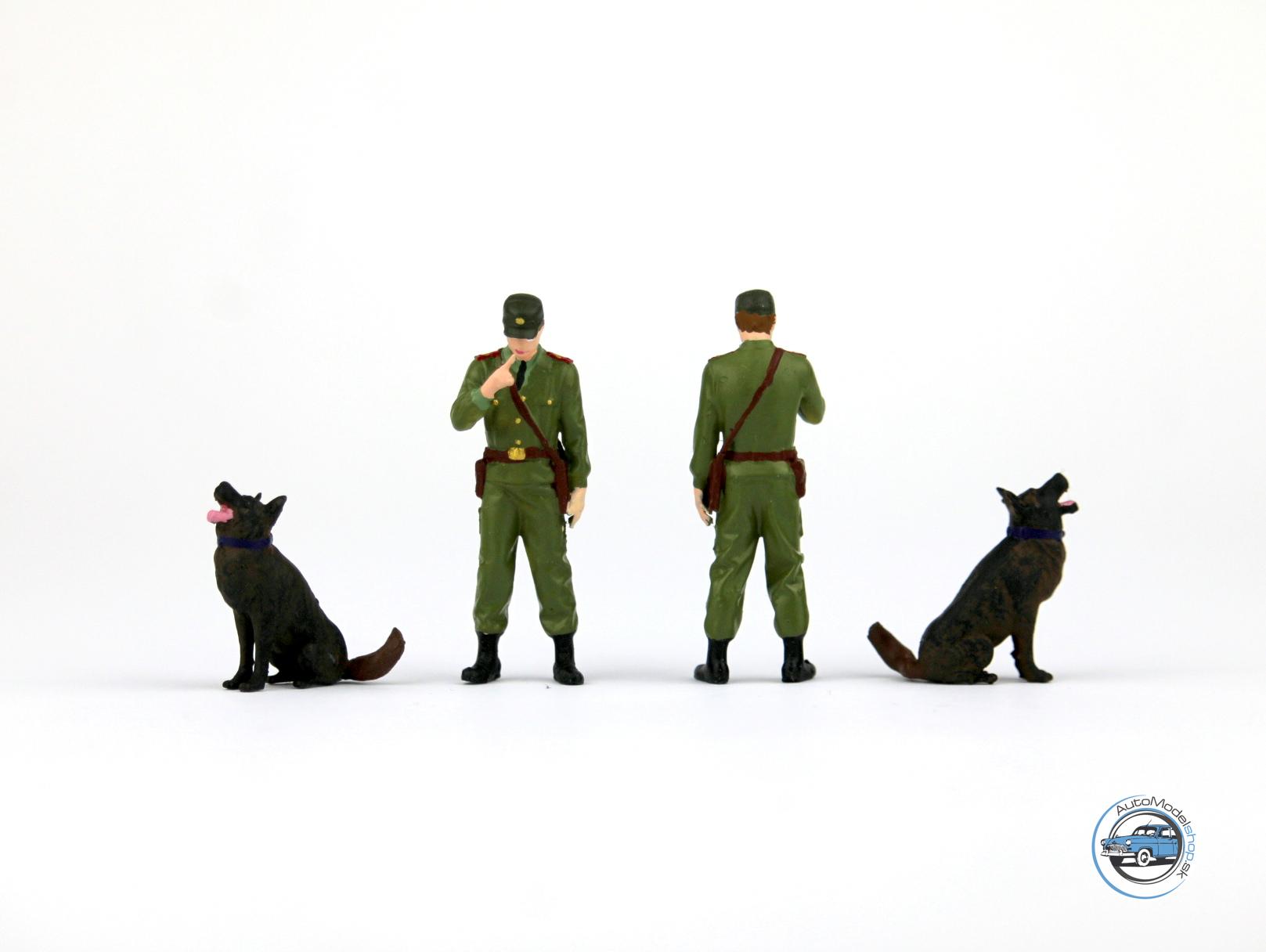 Figúrka príslušníka VB Kynológ + pes – 1:43 typ2 – Obrázok 2