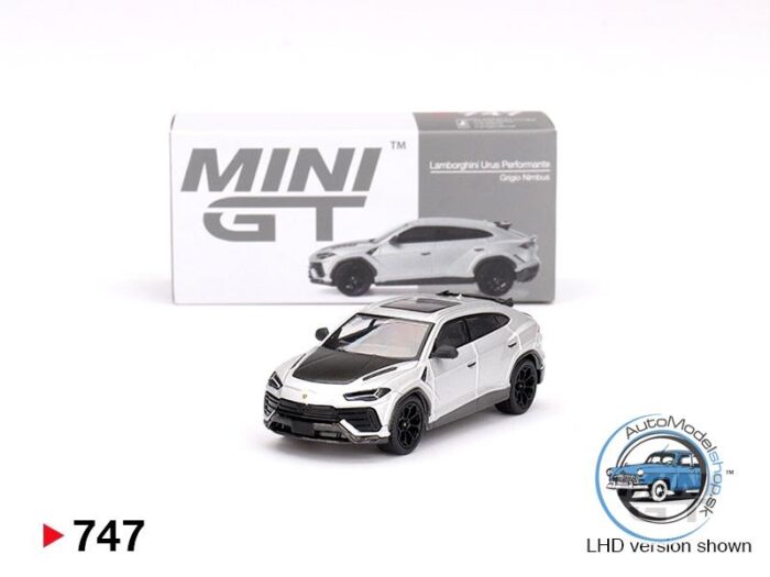Lamborghini Urus Performante Grigio Nimbus - 1:64 MiniGT