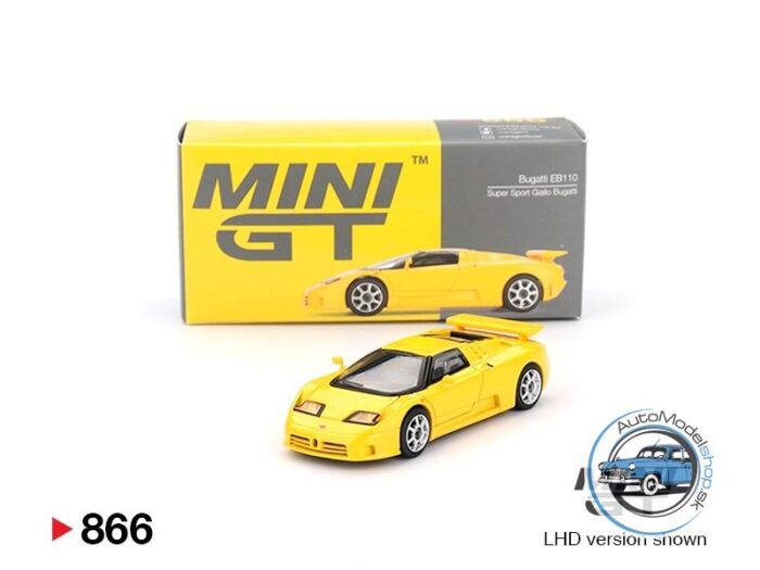 Bugatti EB110 Super Sport Giallo Bugatti - 1:64 MiniGT