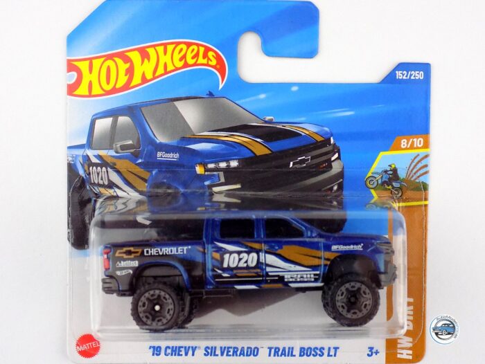CHEVY SILVERADO TRAIL BOSS LT - 1:64 HOT WHEELS