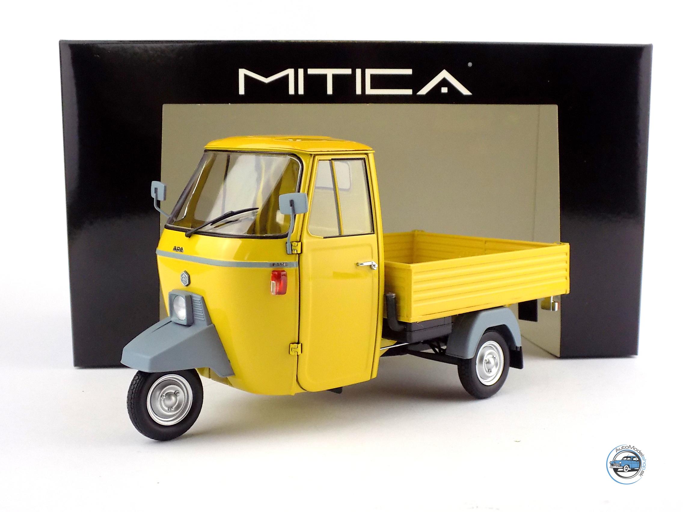 PIAGGIO APE P501 1979 S VITRÍNOU - 1:18 MITICA