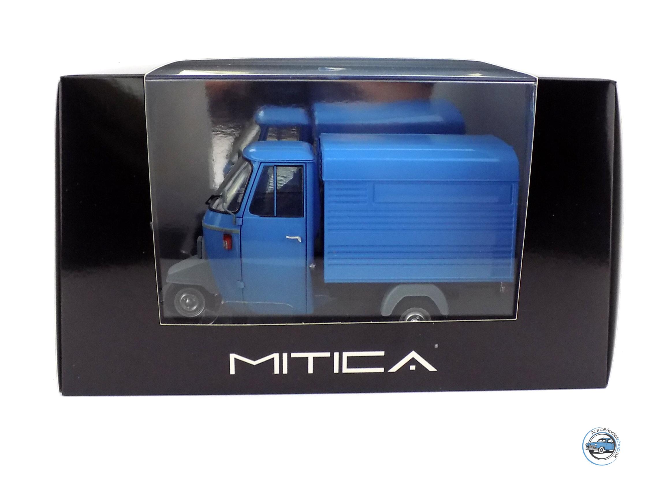 PIAGGIO DODÁVKA APE P501 ZATVORENÁ 1979 S VITRÍNOU - 1:18 MITICA – Obrázok 7