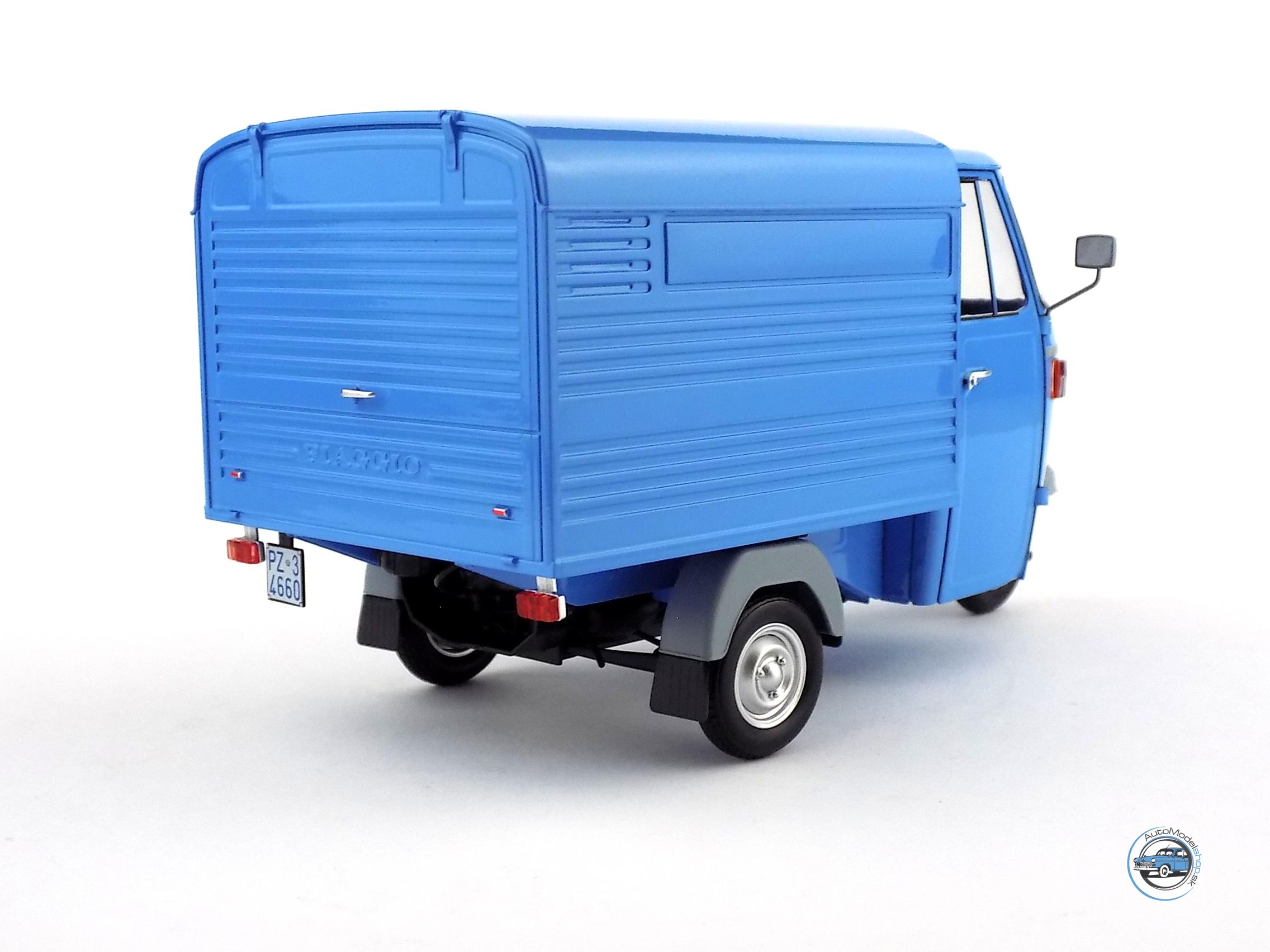 PIAGGIO DODÁVKA APE P501 ZATVORENÁ 1979 S VITRÍNOU - 1:18 MITICA – Obrázok 3