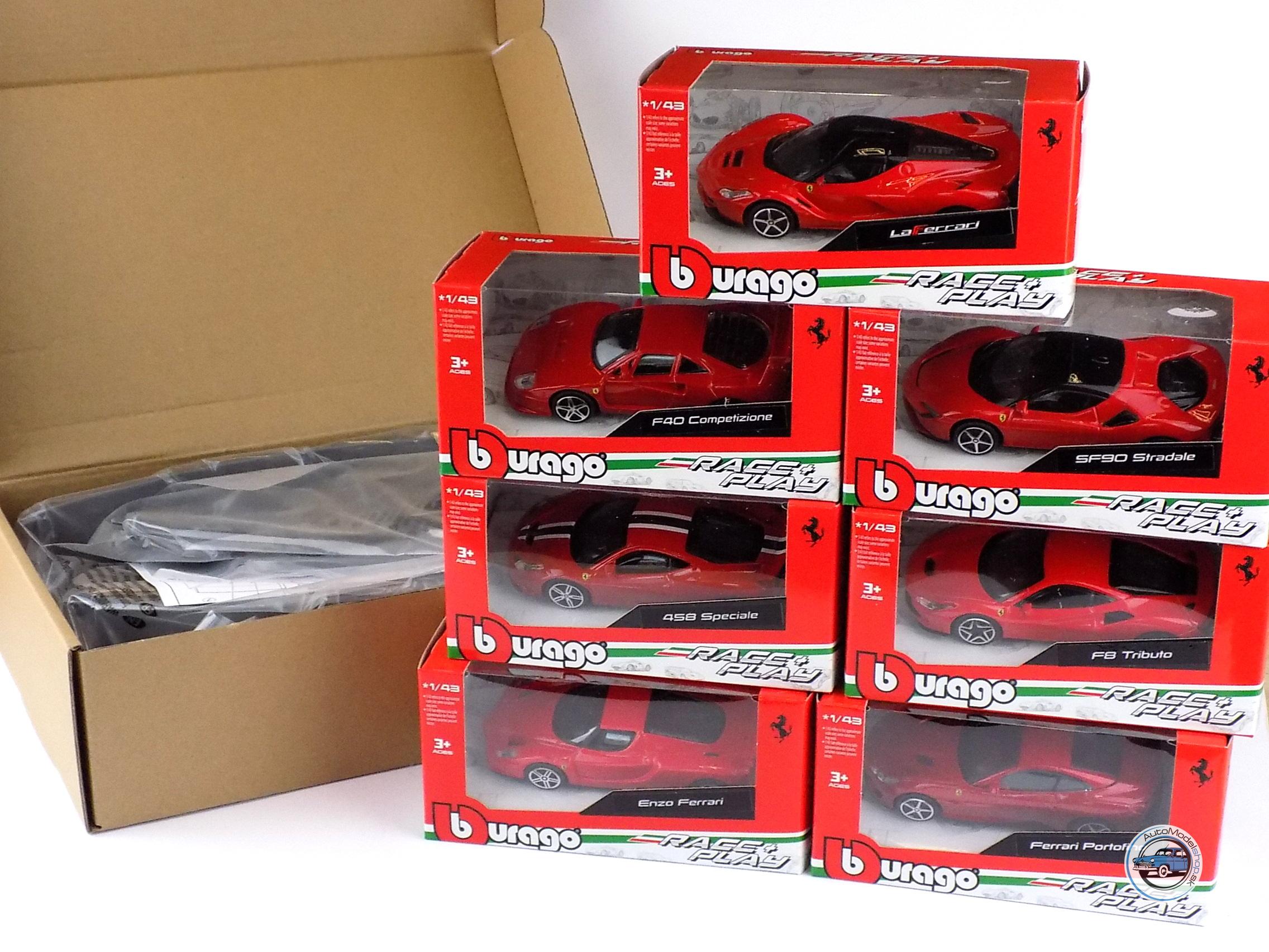 Sada 7x Ferrari - 1:43 Bburago – Obrázok 6