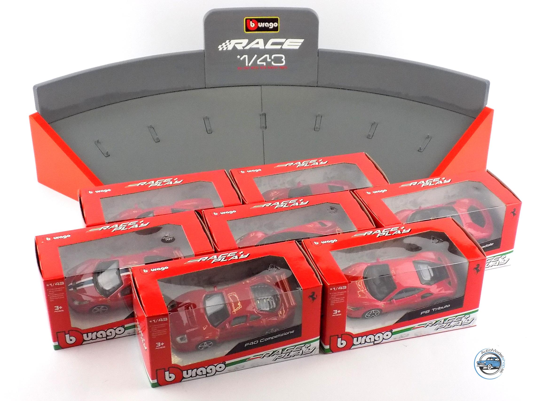 Sada 7x Ferrari - 1:43 Bburago – Obrázok 5