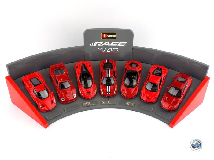 Sada 7x Ferrari - 1:43 Bburago