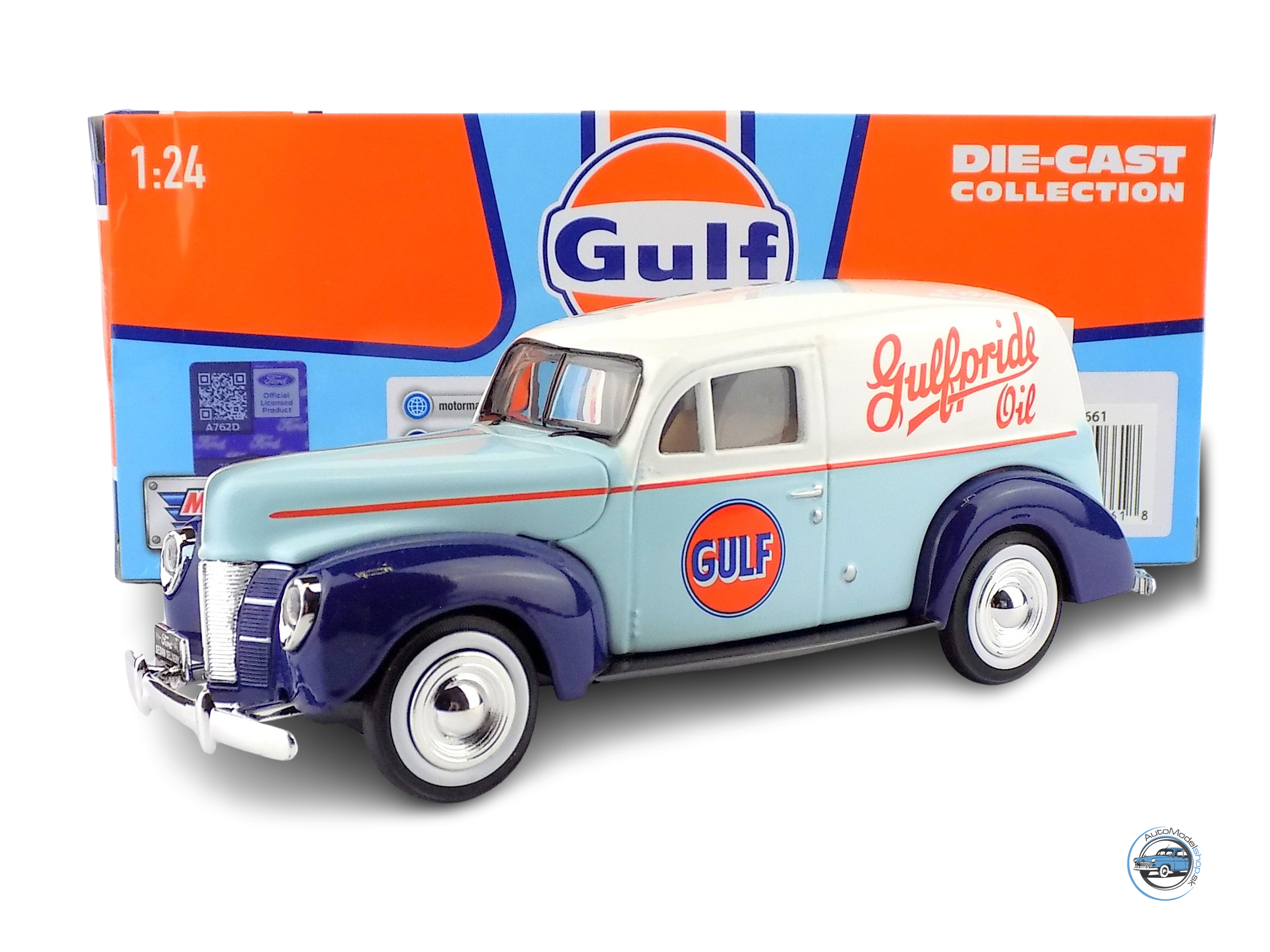 FORD SEDAN GULF 1940 - 1:24 MOTORMAX