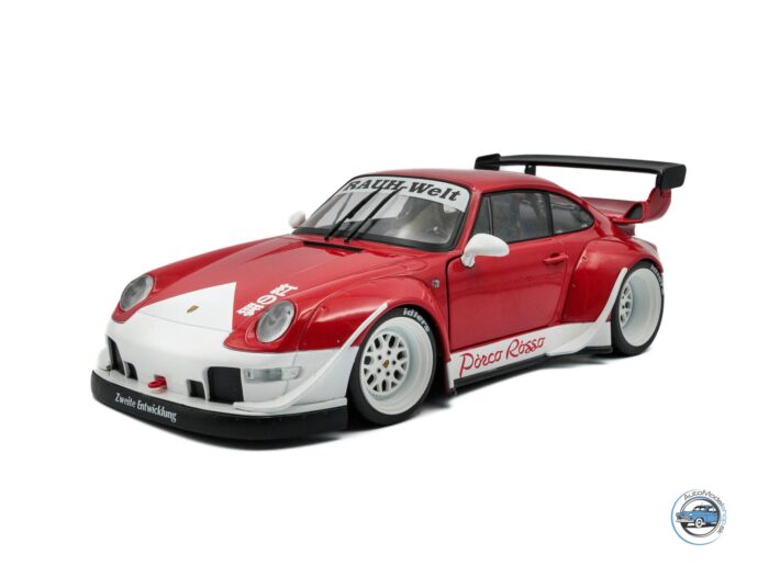 PORSCHE 911 993 RWB BODYKIT PORCO ROSSO COUPE 2020 - 1:18 SOLIDO