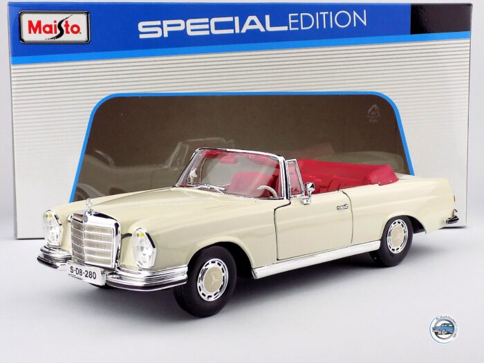MERCEDES BENZ 280SE CABRIO 1966 - 1:18 MAISTO