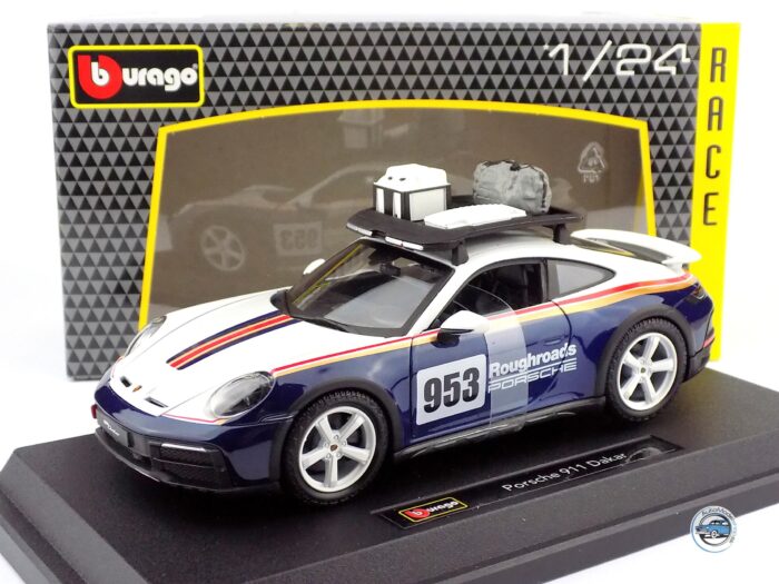 PORSCHE 911 992 N 953 RALLY DAKAR ROUGHROADS 2023 - 1:24 BBURAGO