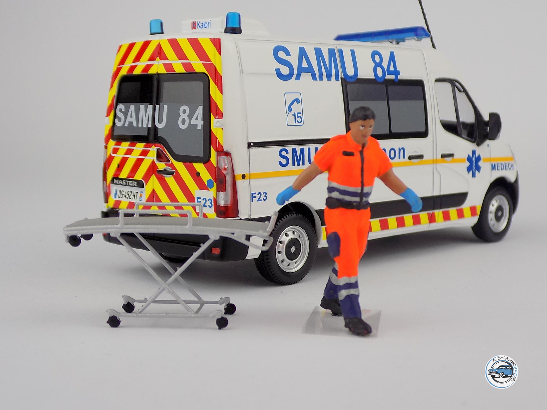 Figúrka záchranára s nosidlami 1:43 typ II