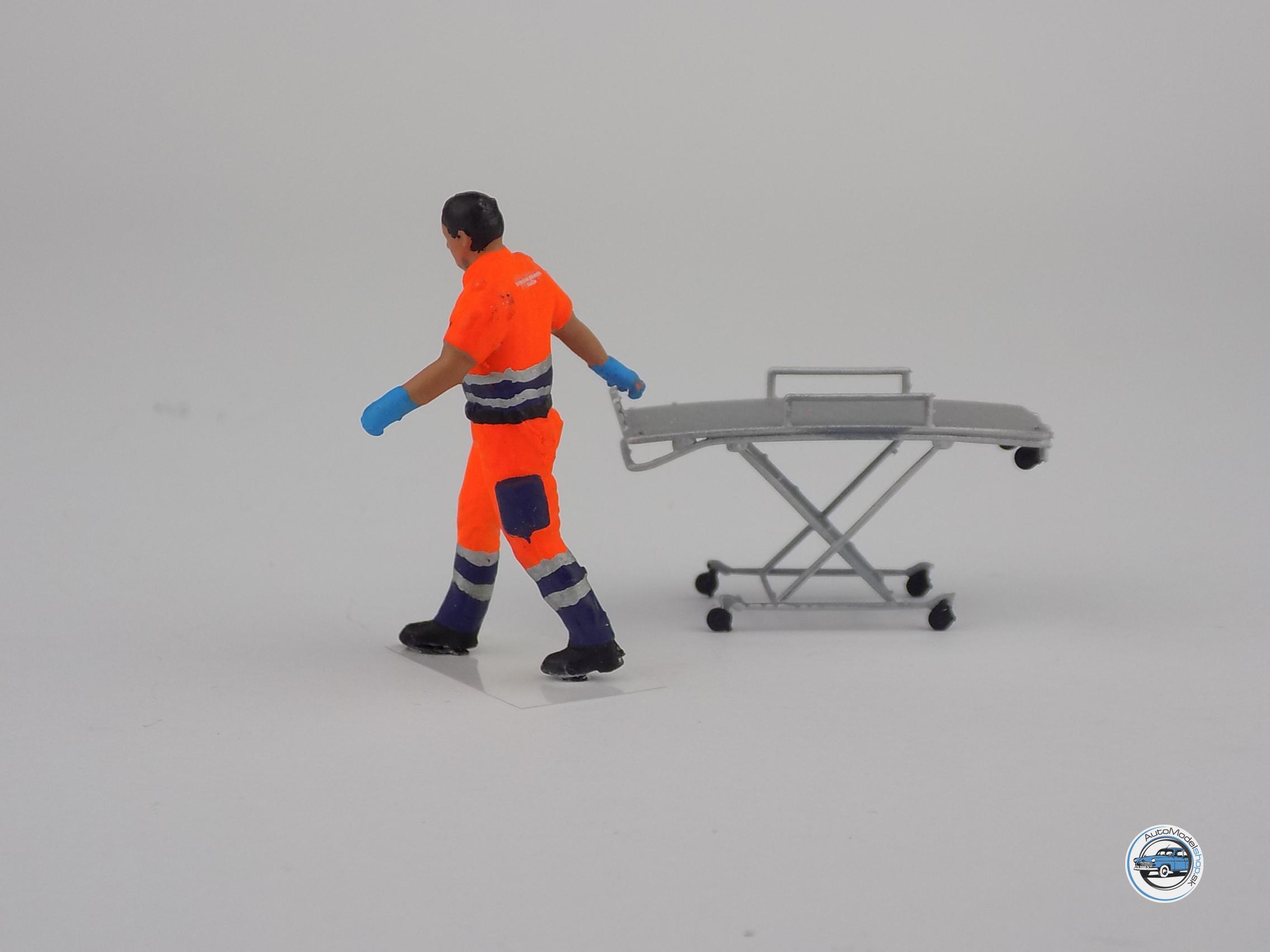 Figúrka záchranára s nosidlami 1:43 typ II – Obrázok 3