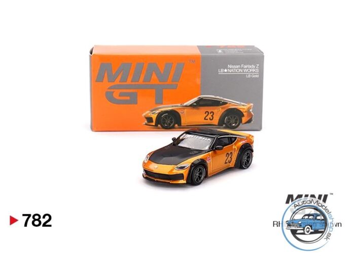 NISSAN FAIRLADY Z LB-NATION WORKS GOLD - 1:64 MiniGT