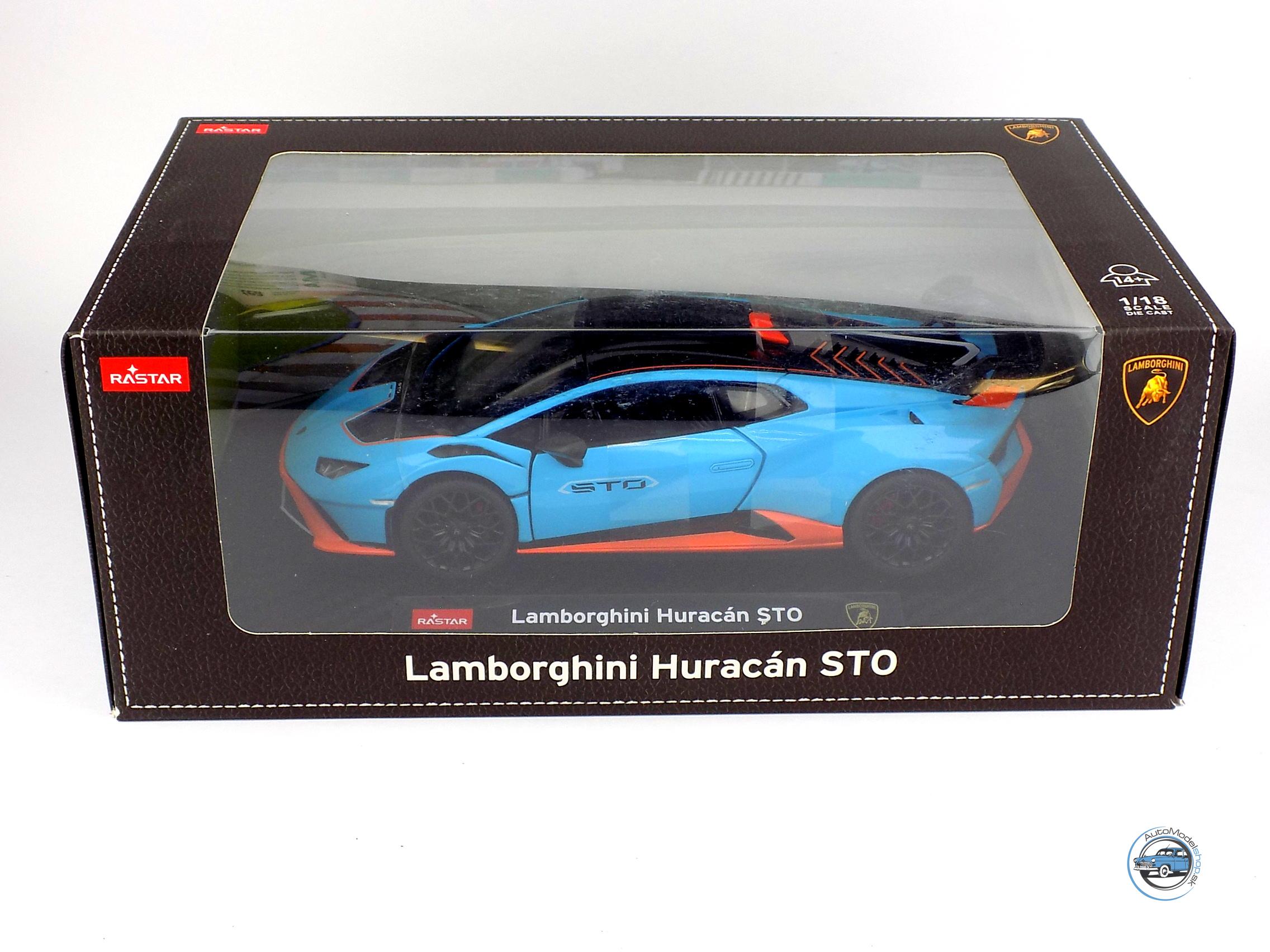 LAMBORGHINI HURACAN STO 2012 BLUE - 1:18 RASTAR – Obrázok 8