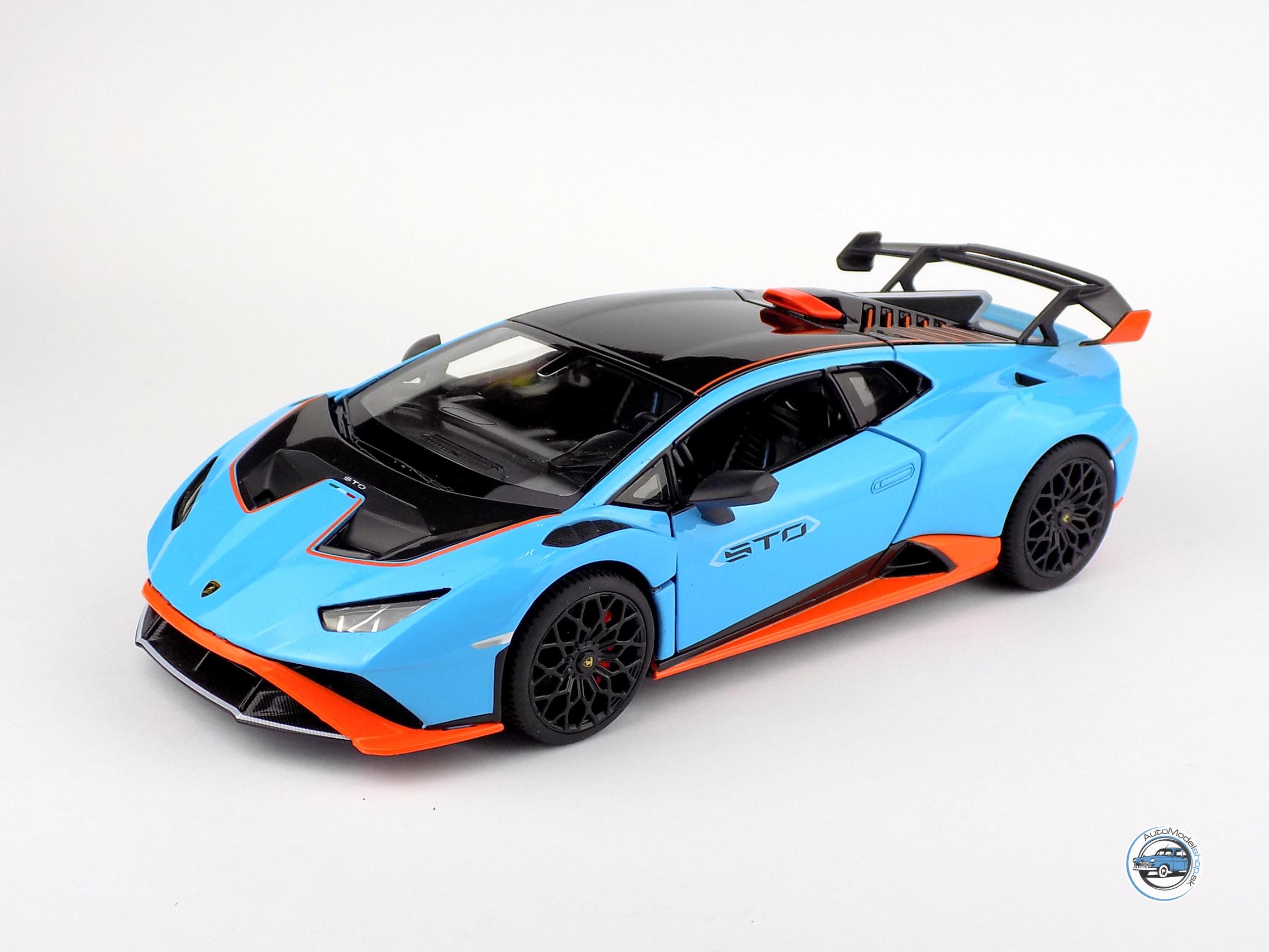 LAMBORGHINI HURACAN STO 2012 BLUE - 1:18 RASTAR – Obrázok 2