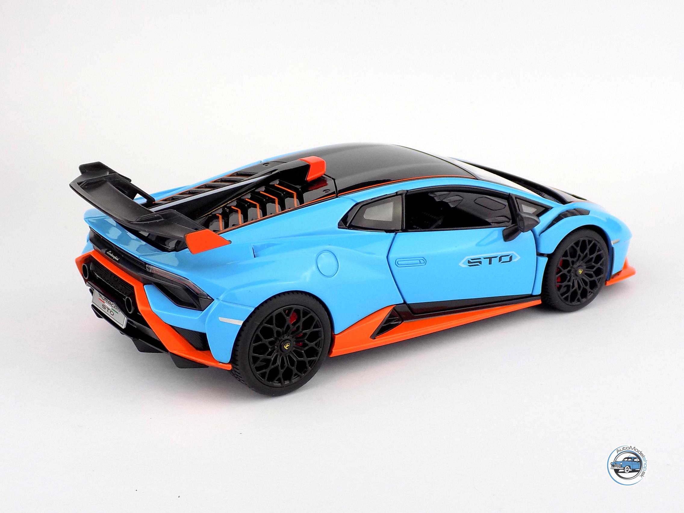 LAMBORGHINI HURACAN STO 2012 BLUE - 1:18 RASTAR – Obrázok 3