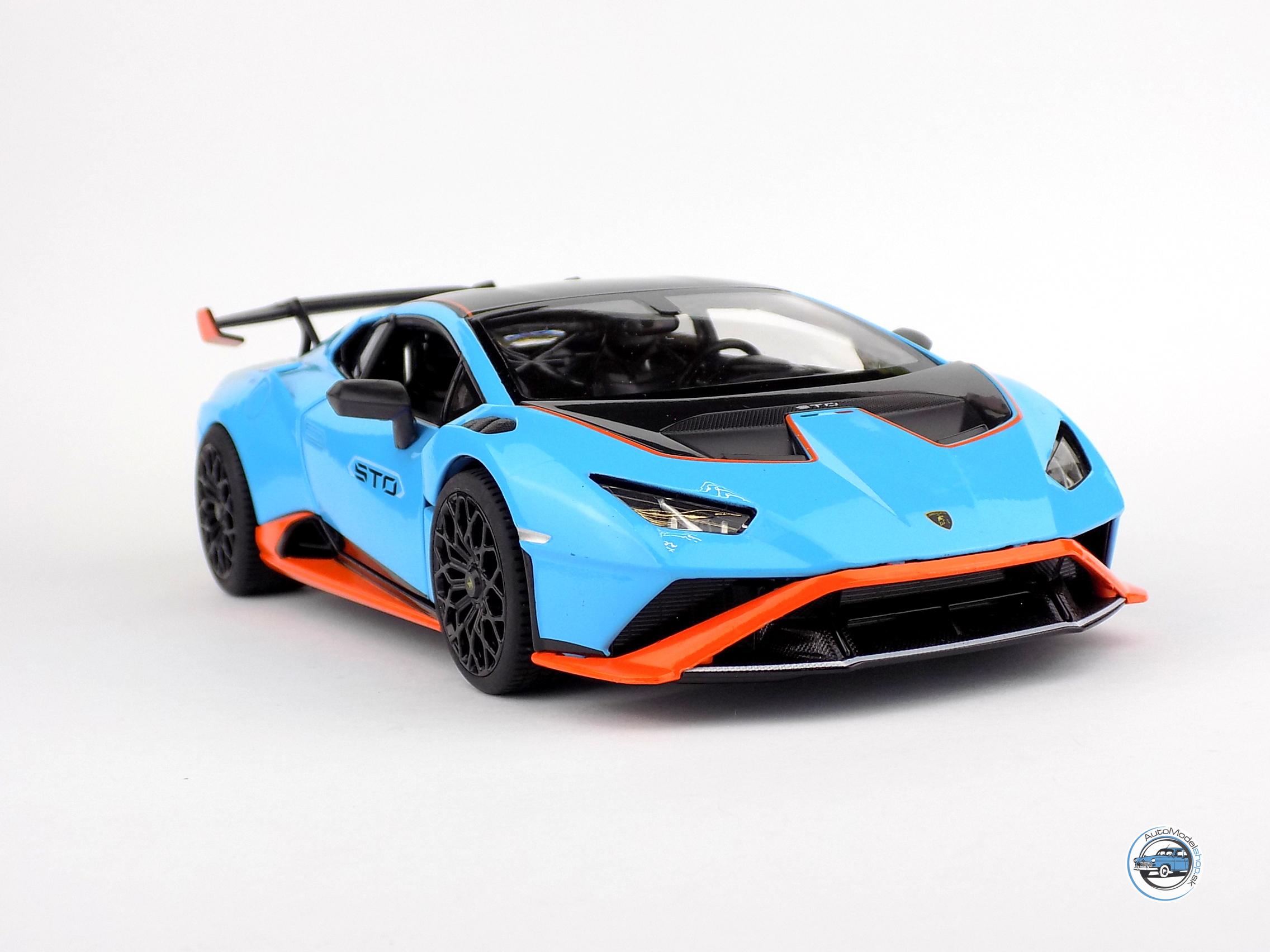 LAMBORGHINI HURACAN STO 2012 BLUE - 1:18 RASTAR – Obrázok 6