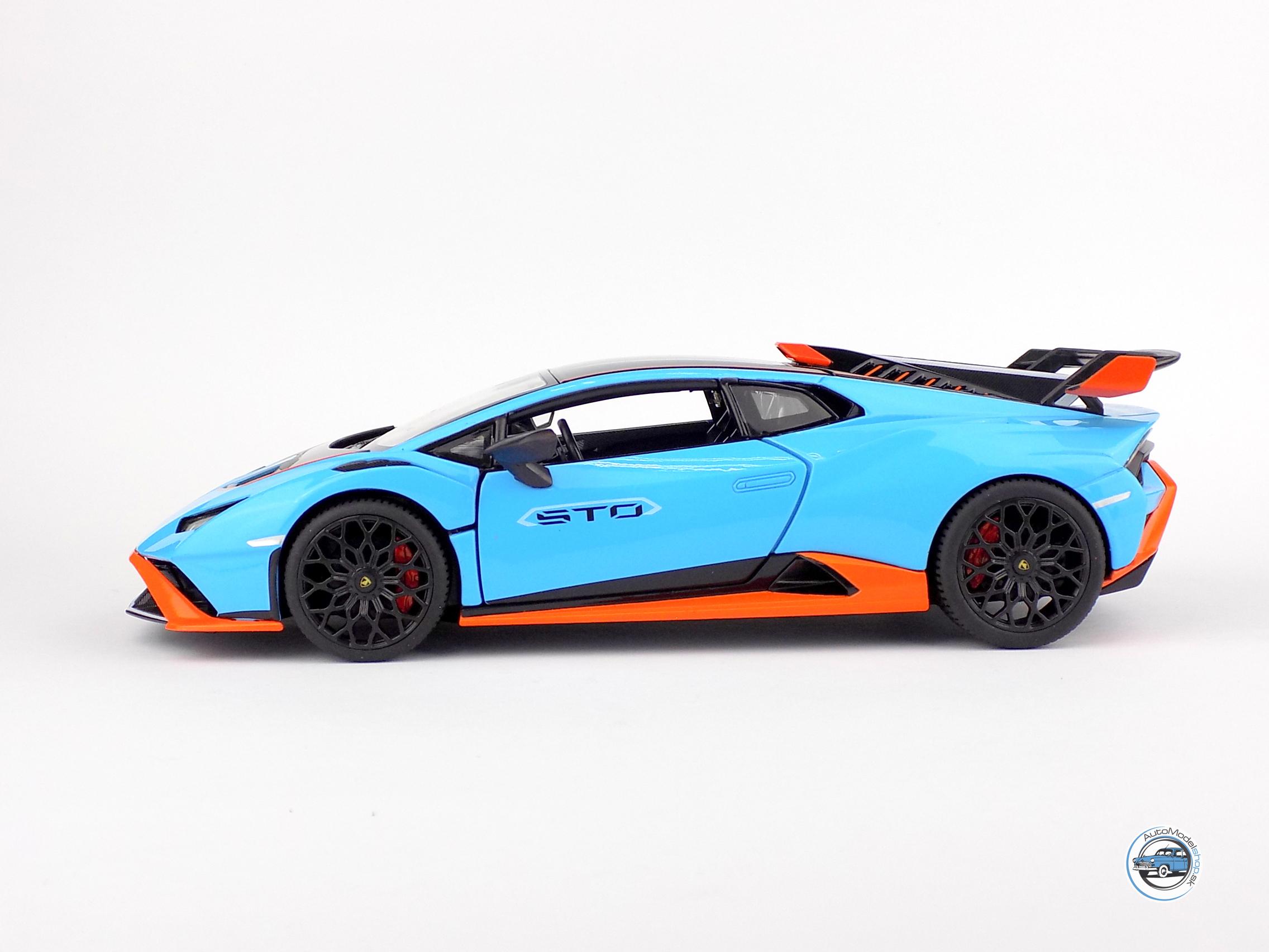 LAMBORGHINI HURACAN STO 2012 BLUE - 1:18 RASTAR – Obrázok 7