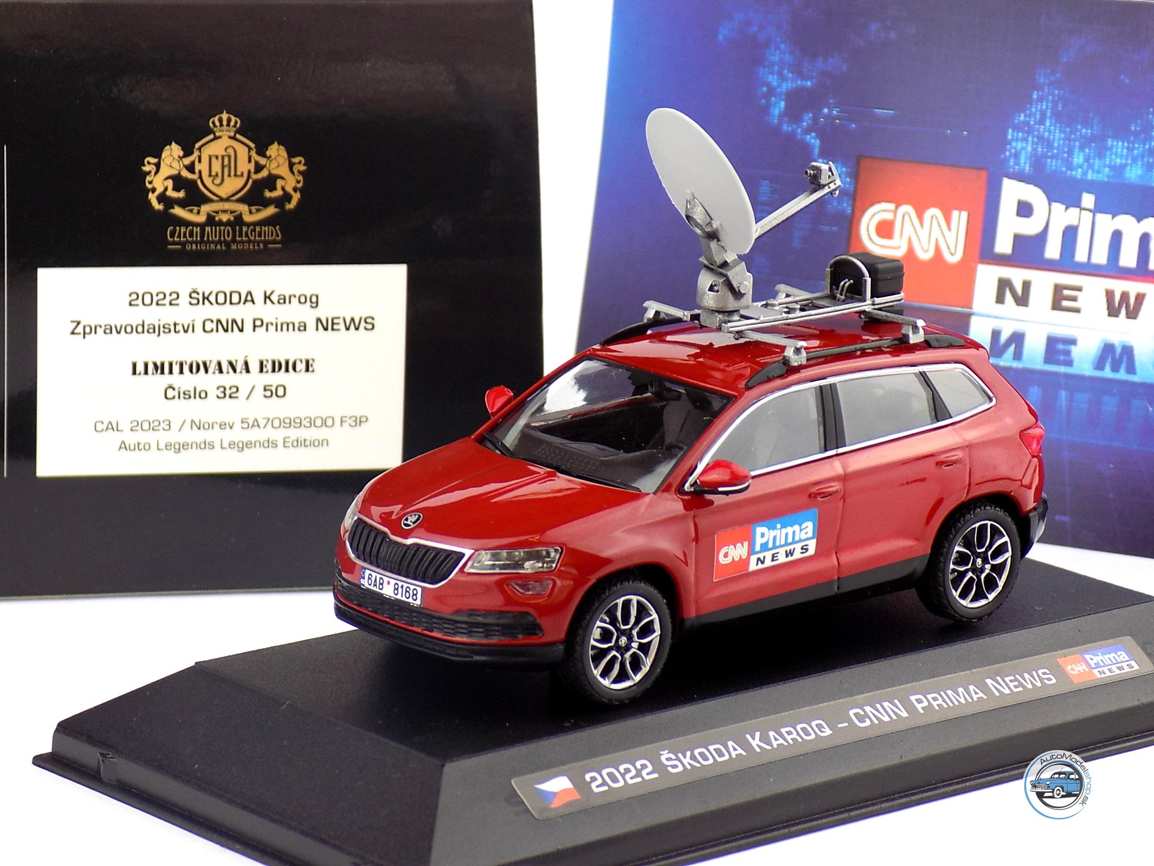 ŠKODA KAROQ – CNN Prima News, Spravodajstvo – 1:43 CAL / Norev – Obrázok 6