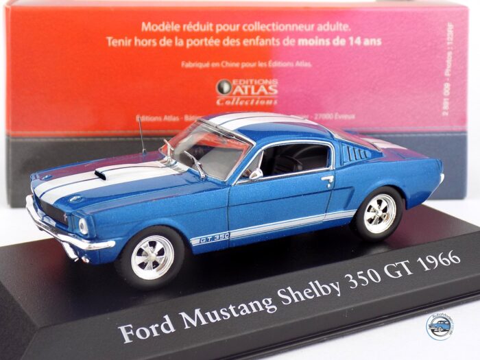 FORD MUSTANG SHELBY GT 350 1966  – 1:43 Editions Atlas
