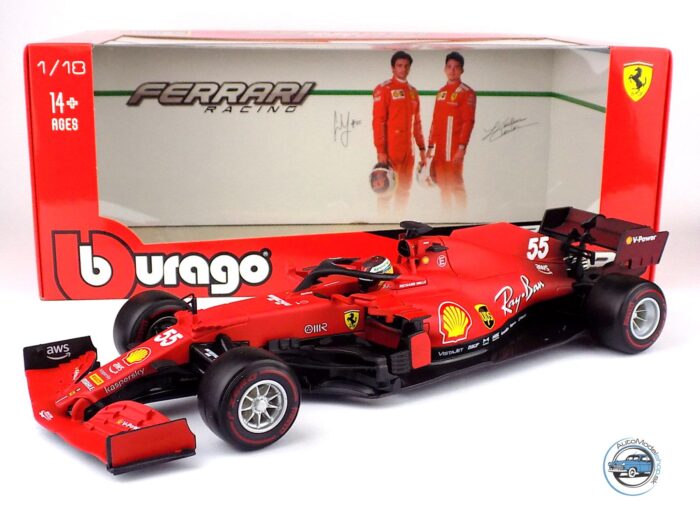 FERRARI F1 SF21 TEAM SCUDERIA FERRARI MISSION WINNOW N 55 SEASON 2021 CARLOS SAINZ – 1:18 BBURAGO
