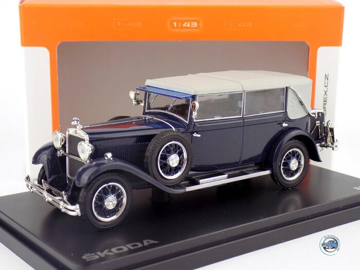 ŠKODA 860 1932 MODRÁ - 1:43 ABREX