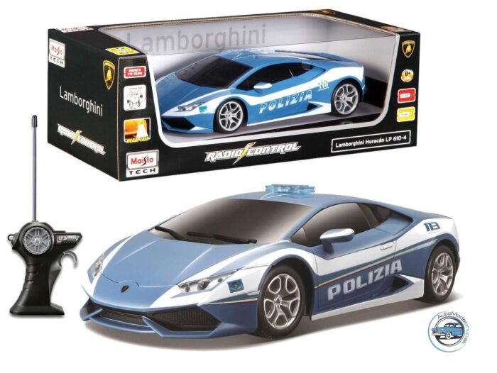 RC LAMBORGHINI HURACAN LP610-4 POLICIA TALIANSKO - 1:14 MAISTO