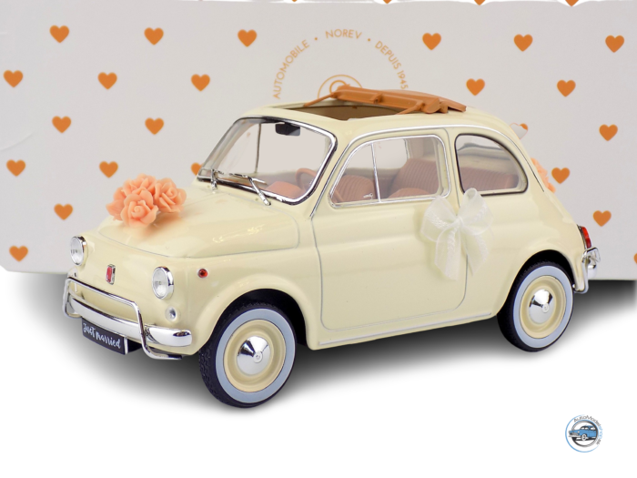 FIAT 500 1968 ( SVADOBNÉ AUTO ) – 1:18 NOREV