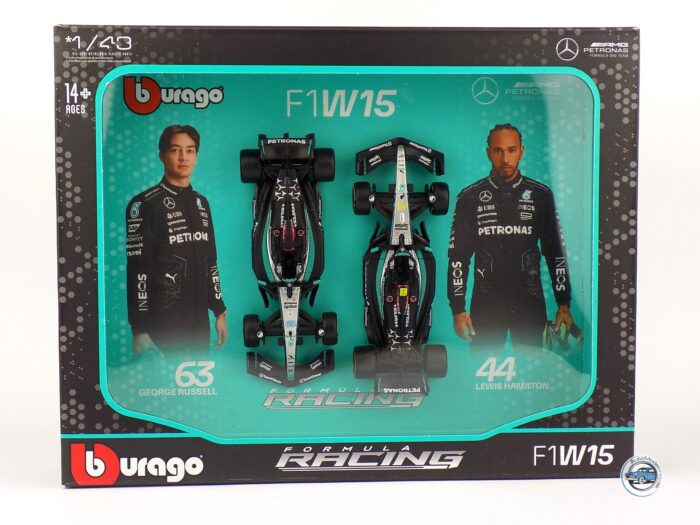 FORMULA F1 SET MERCEDES F1W15 - 1:43 BBURAGO